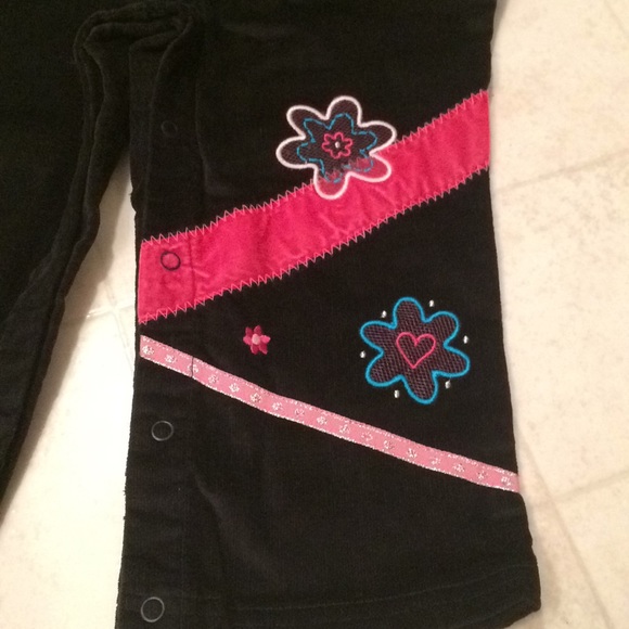 Sesame Street*HP* girls  corduroy bib pant Size 3T - Picture 7 of 8